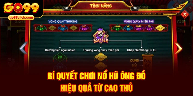 Bí quyết chơi nổ hũ Ông Đồ hiệu quả từ cao thủ
